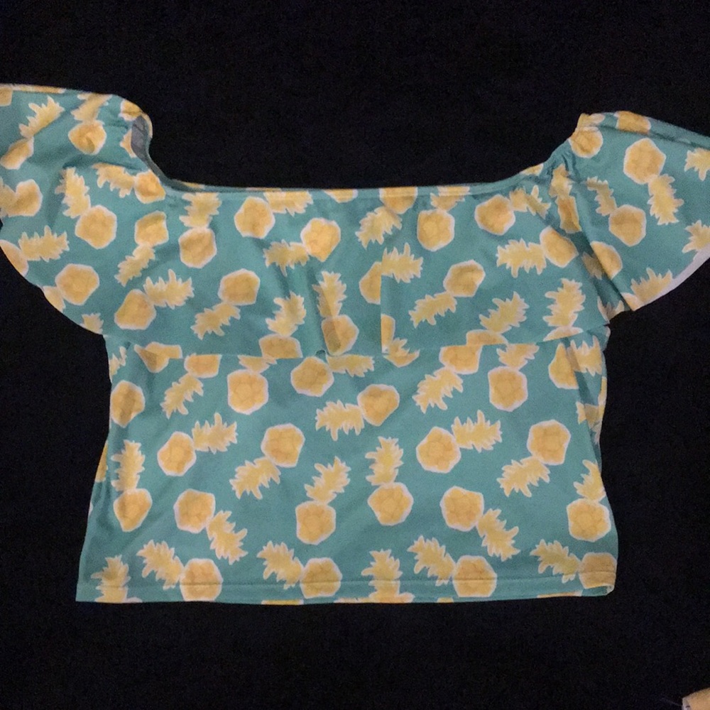 FTO L teal pineapple for XL same print and style